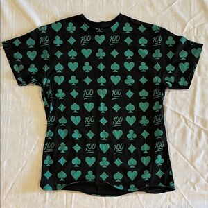 Black and Green Graphic Tee